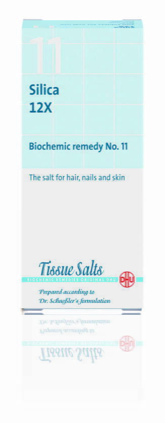 Number 11 - Silica - Biochemic Remedy No.11 - the salt for hair, nails and skin