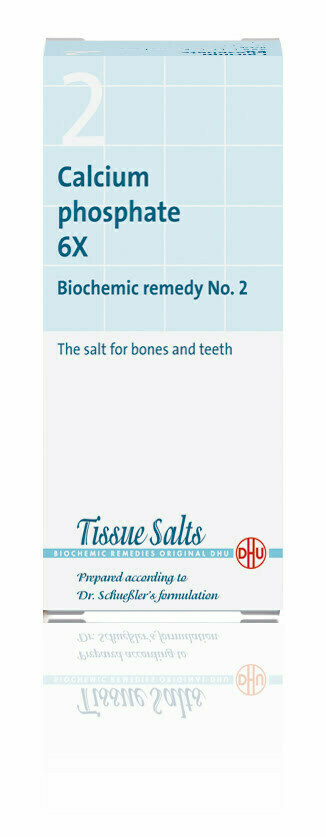 Number 2 - Calcium Phosphate 6x - Biochemic Remedy No.2 - the salt for bones and teeth