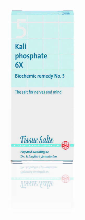 Number 5 - Kali Phosphate 6x - Biochemic Remedy No.5 - the salt for nerves and mind
